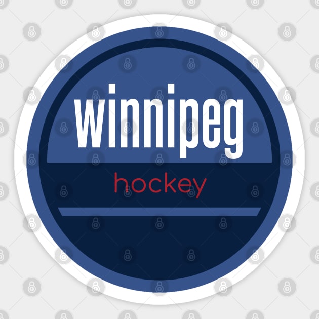 winnipeg jets hockey Sticker by BVHstudio